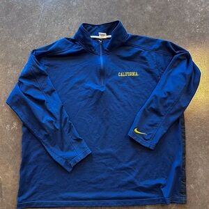 Nike quarter zip cal poly dri-fit